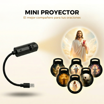 Proyector de Luz con Imágenes de Jesús