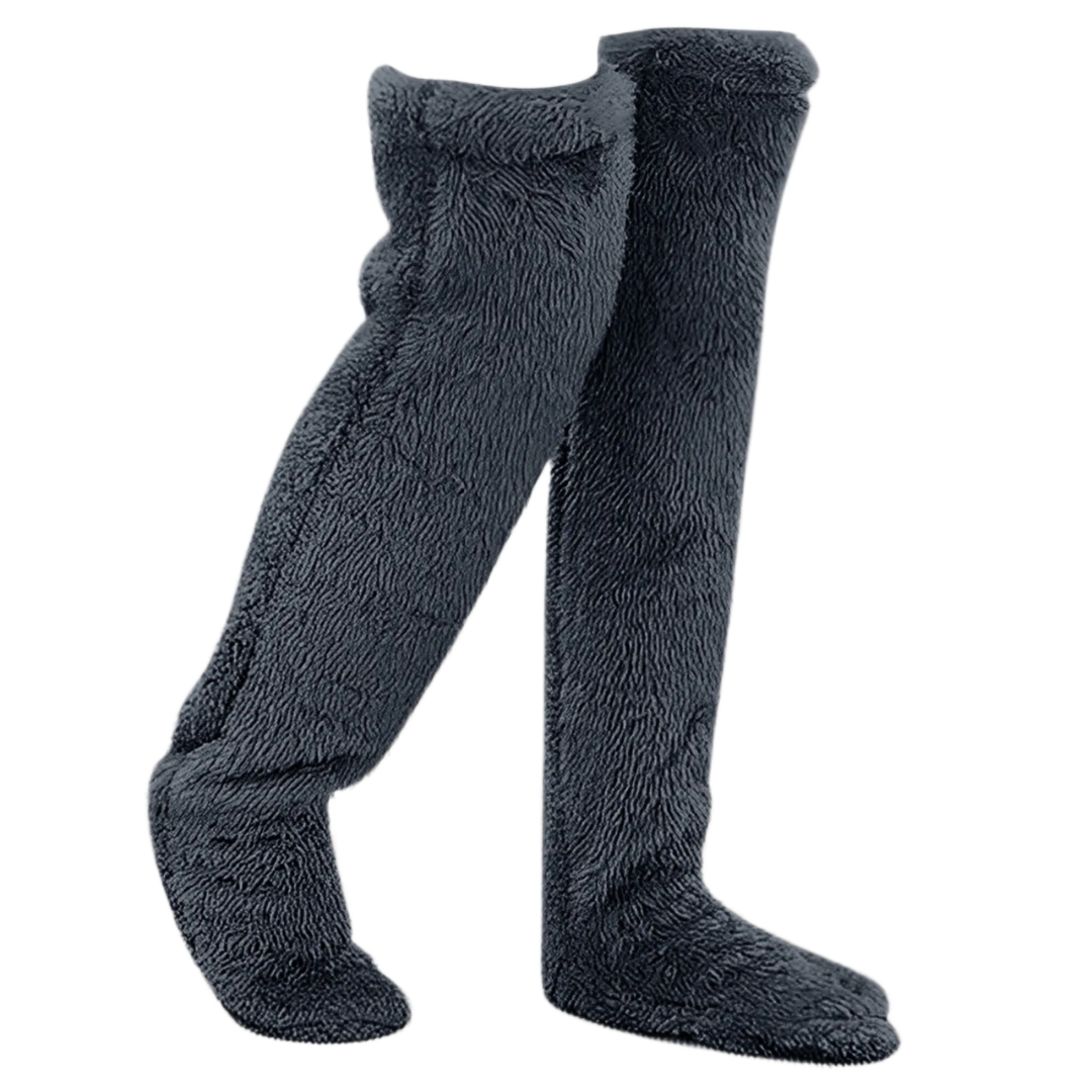 Medias Térmicas de Peluche 2 en 1